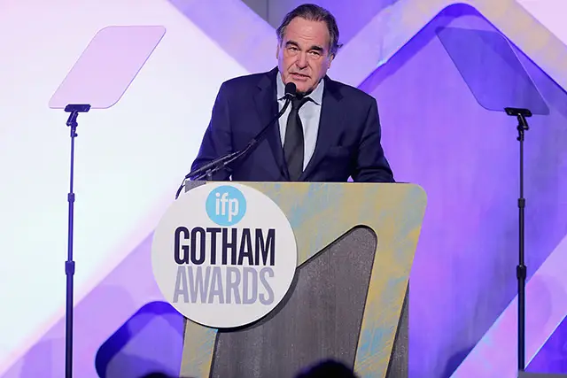 Oliver Stone at the 2016 Gotham Awards
